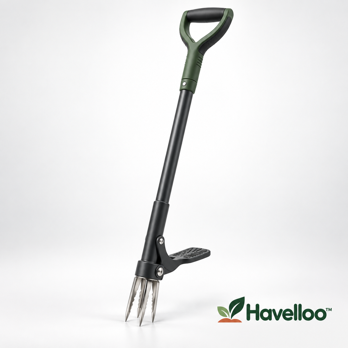 🌿 Havelloo™ Stand-Up Weeder with Foot Pedal & Stainless Steel Claws