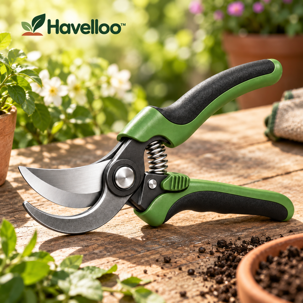 ✂️ Havelloo™ Premium Bypass Pruning Shears with Ergonomic Non-Slip Grip